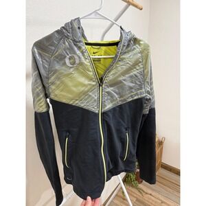 Nike Oregon Ducks Dri-Fit Full Zip Hoodie Jacket Black Gray‎ Unisex S